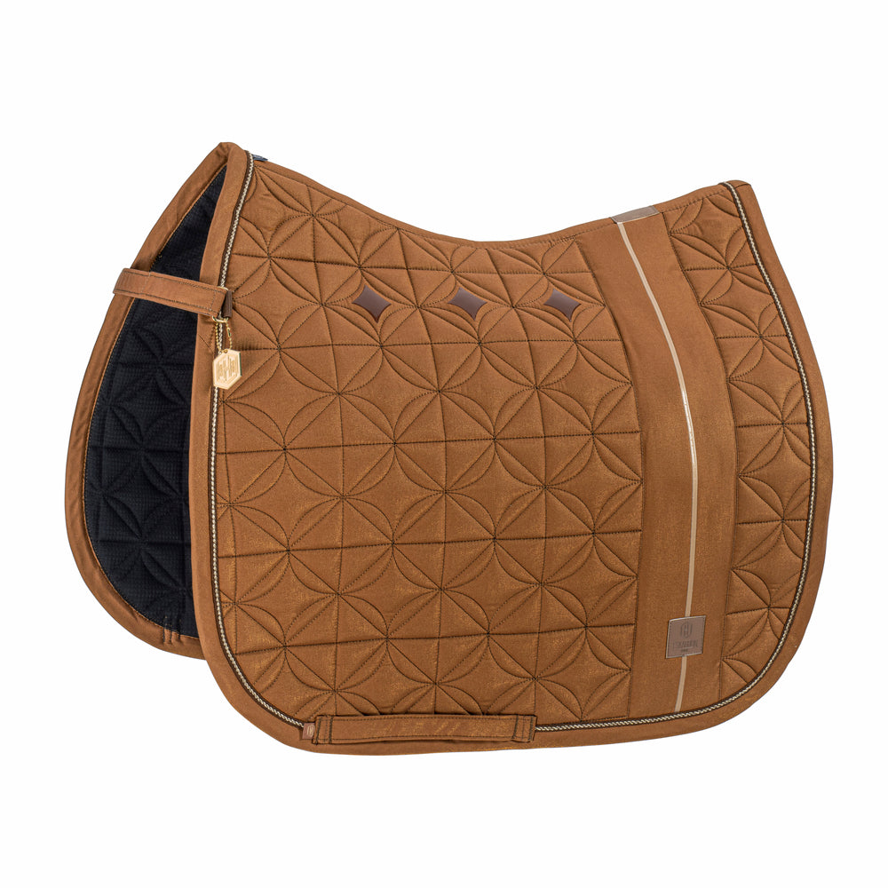 Eskadron Heritage 24-25 Saddle Pad Dressage Satin Crystal Almond