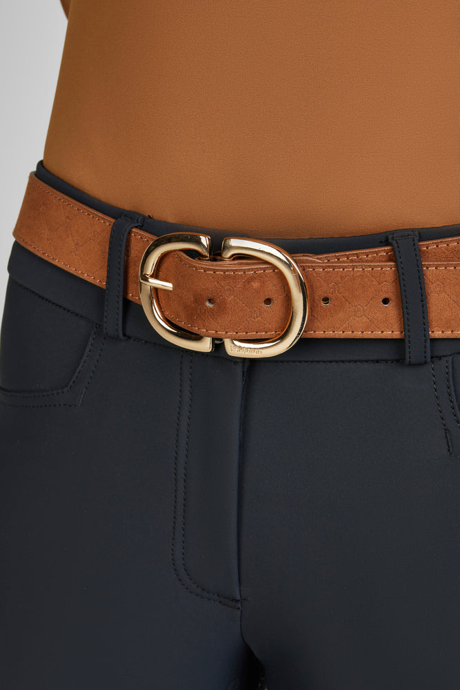 Eskadron Heritage 24-25 faux leather belt Almond