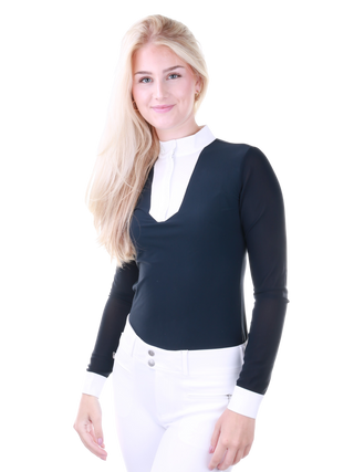 Samshield Long Sleeve Competition Shirt Women Faustine Boreal Navy Holo