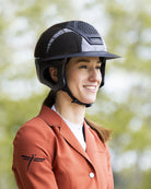 Freejump Helm Voronoï met Temple Protection Carbon Gloss Matt Visor Zwart