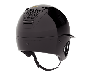 Freejump Helmet Voronoï with Temple Protection Gloss Black