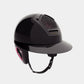 Freejump Helmet Voronoï with Temple Protection Carbon Gloss Pink Lady Black