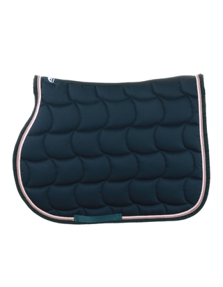 Anna Scarpati Saddle Pad Jumping green-beige