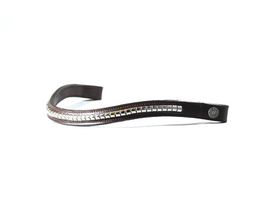 LJ Leathers clincher wave browband Brown