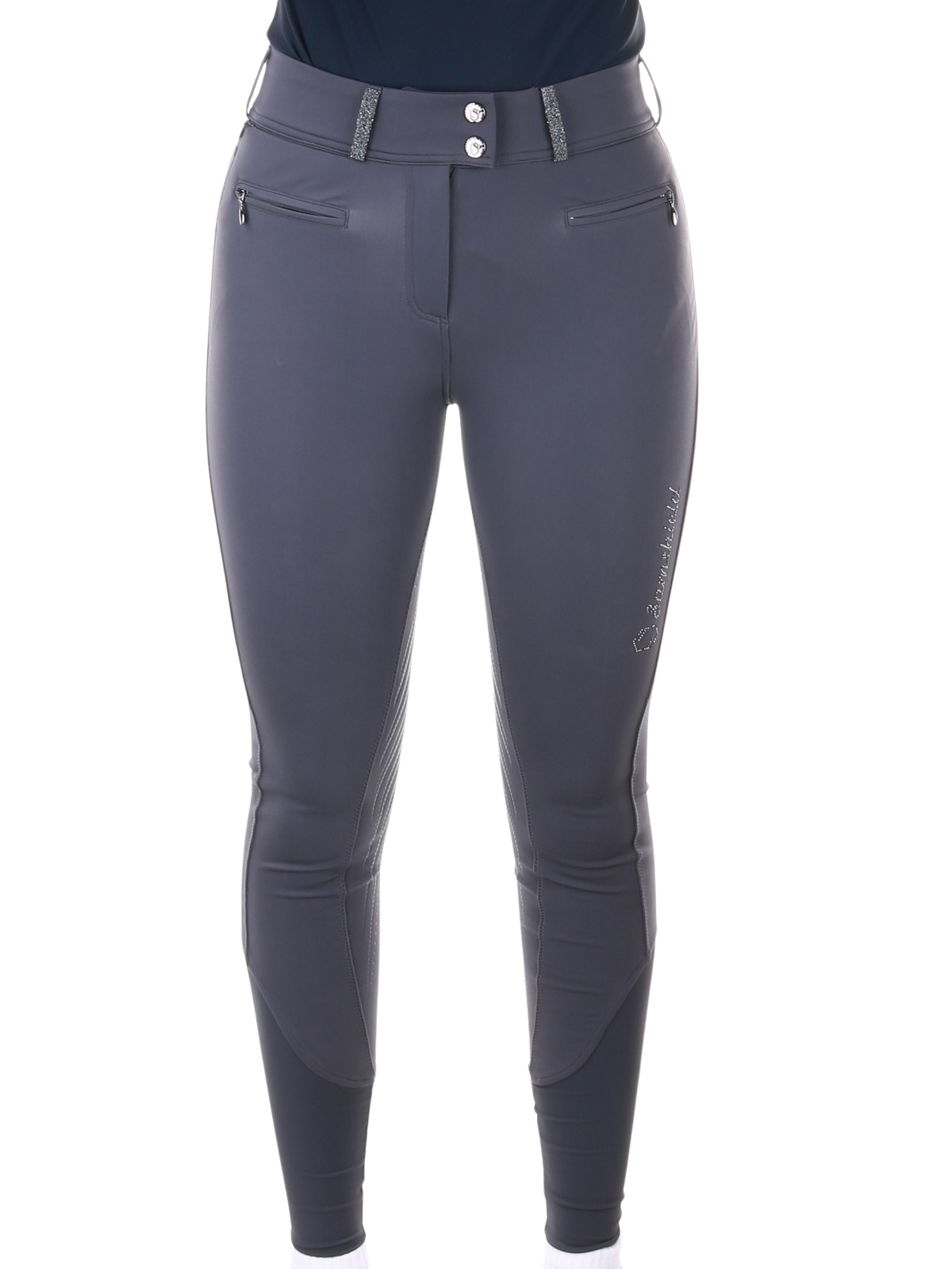 Samshield Riding Breeches Full Grip Ladies Margaux Winter Dark Shadow