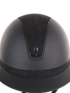 Samshield 2.0 Paardrijhelm Miss Shield Shadowmatt Alcantara Crystal Blazon FB Zwart