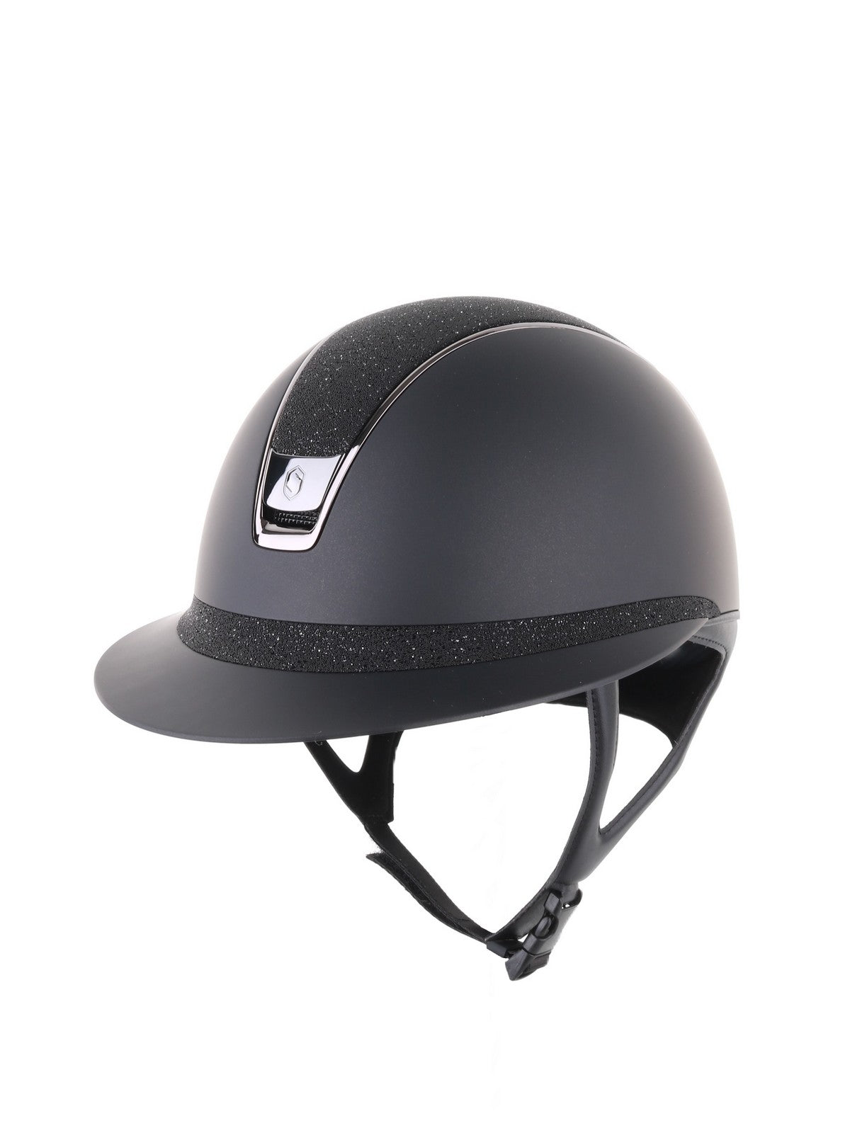 Samshield 2.0 Miss Shield shadowmatt riding helmet Crystal Fabric Black