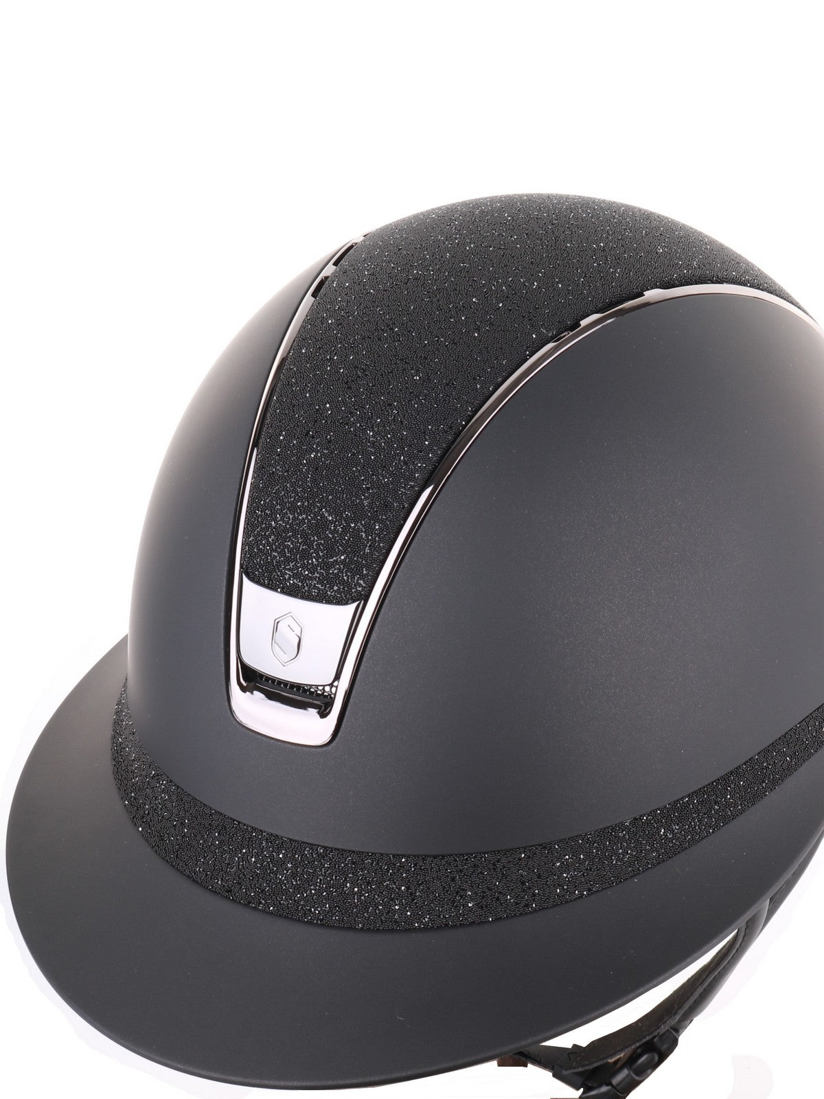 Samshield 2.0 Miss Shield shadowmatt riding helmet Crystal Fabric Black