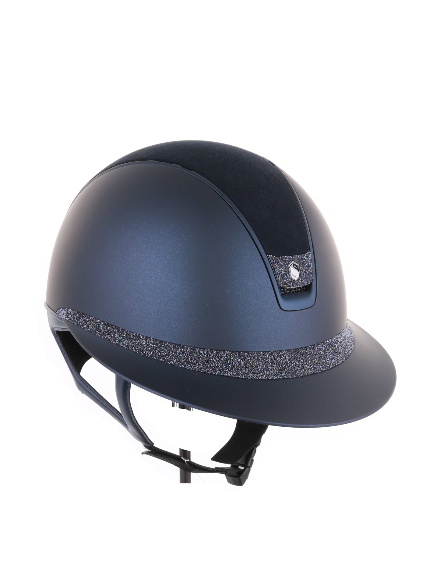 Samshield 2.0 Miss Shield shadowmatt riding helmet Alcantara Crystal Blazon FB Paradise Shine Navy