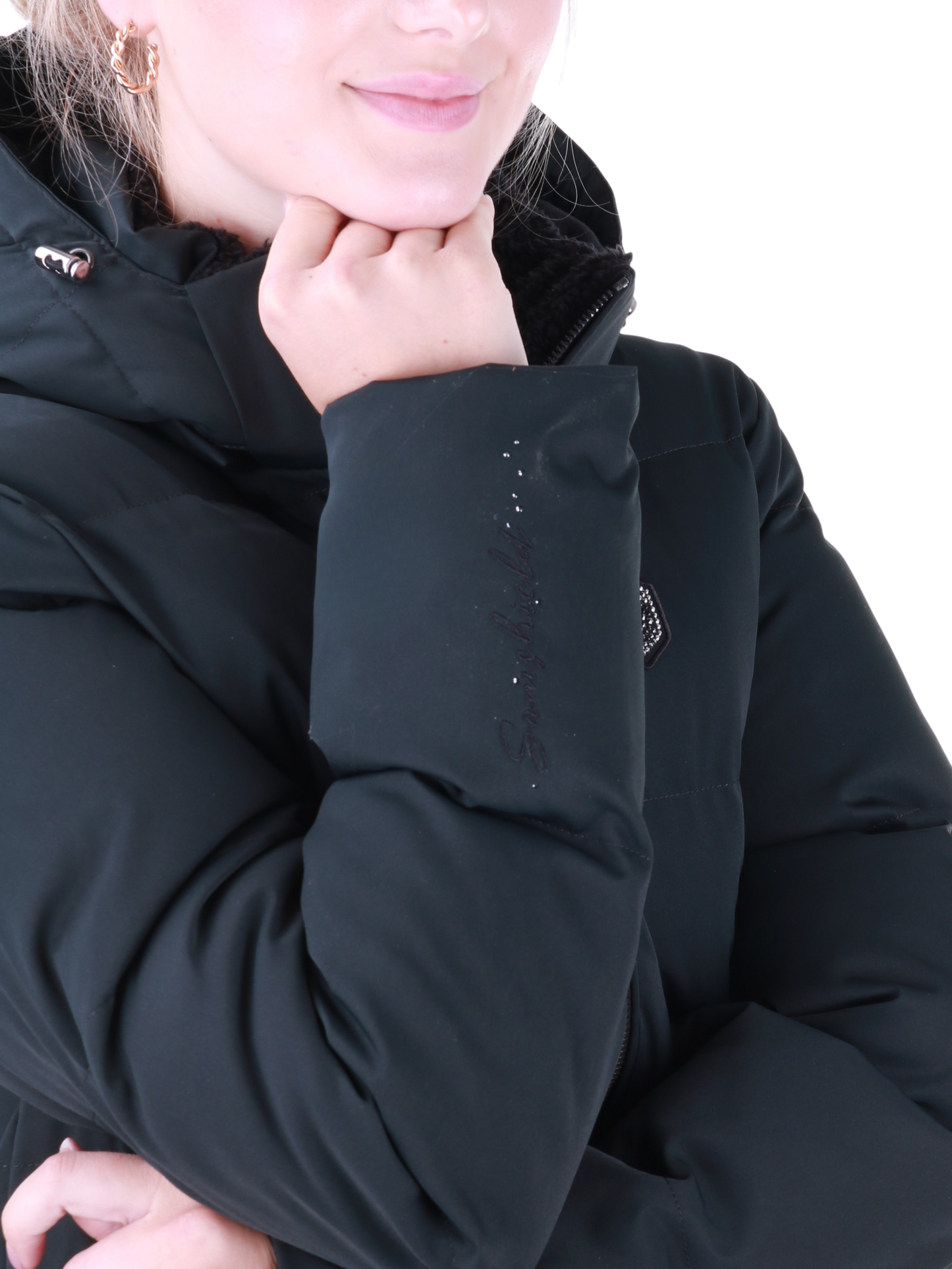 Samshield Down Jacket Long Ladies Melia Moonless Night