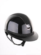 Samshield 2.0 Paardrijhelm Miss Shield Shadowglossy Crystal Fabric Zwart