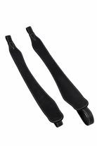 LJ Leathers Stijgbeugelriemen Mono zeer soepel leder Zwart