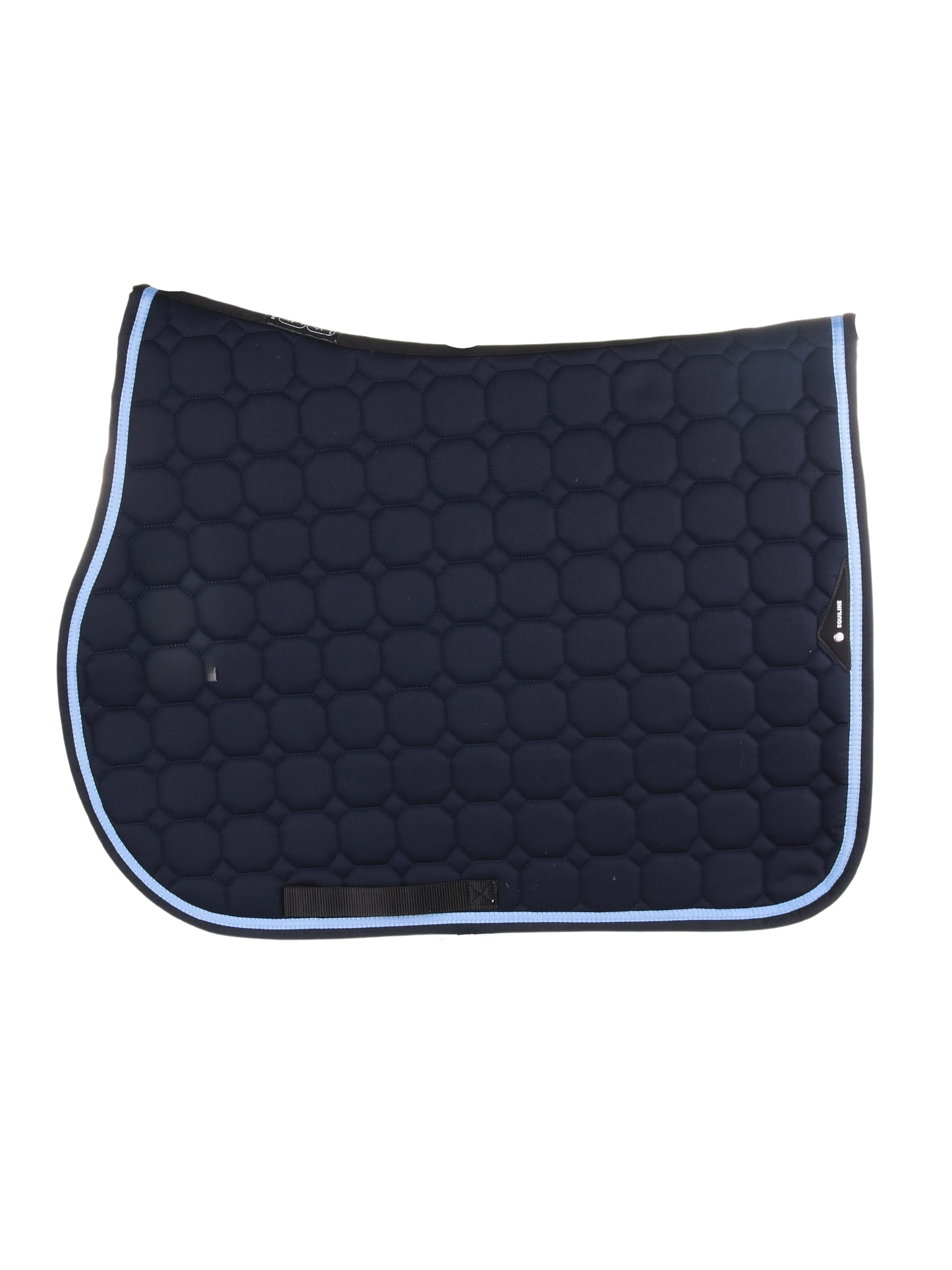 Equiline saddle pad Octagon Navy-Light blue