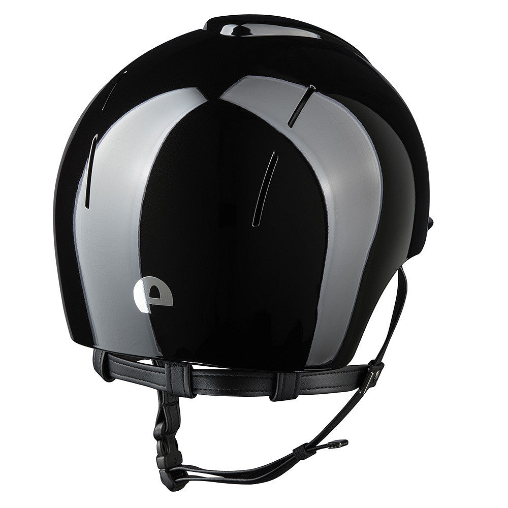 Kep Italia Riding Helmet Smart Nova Polish Polo Peak Star Insert Black