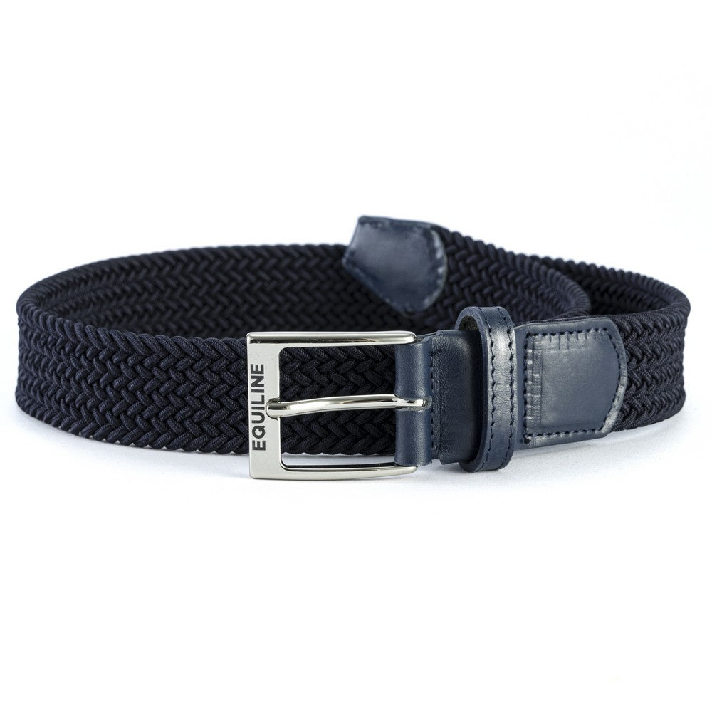 Equiline elastic braided belt One Blue