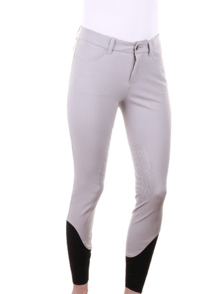 Vestrum ladies riding breeches knee grip Lazise Pearl Grey