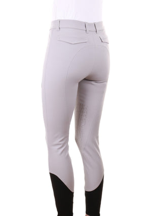 Vestrum ladies riding breeches knee grip Lazise Pearl Grey