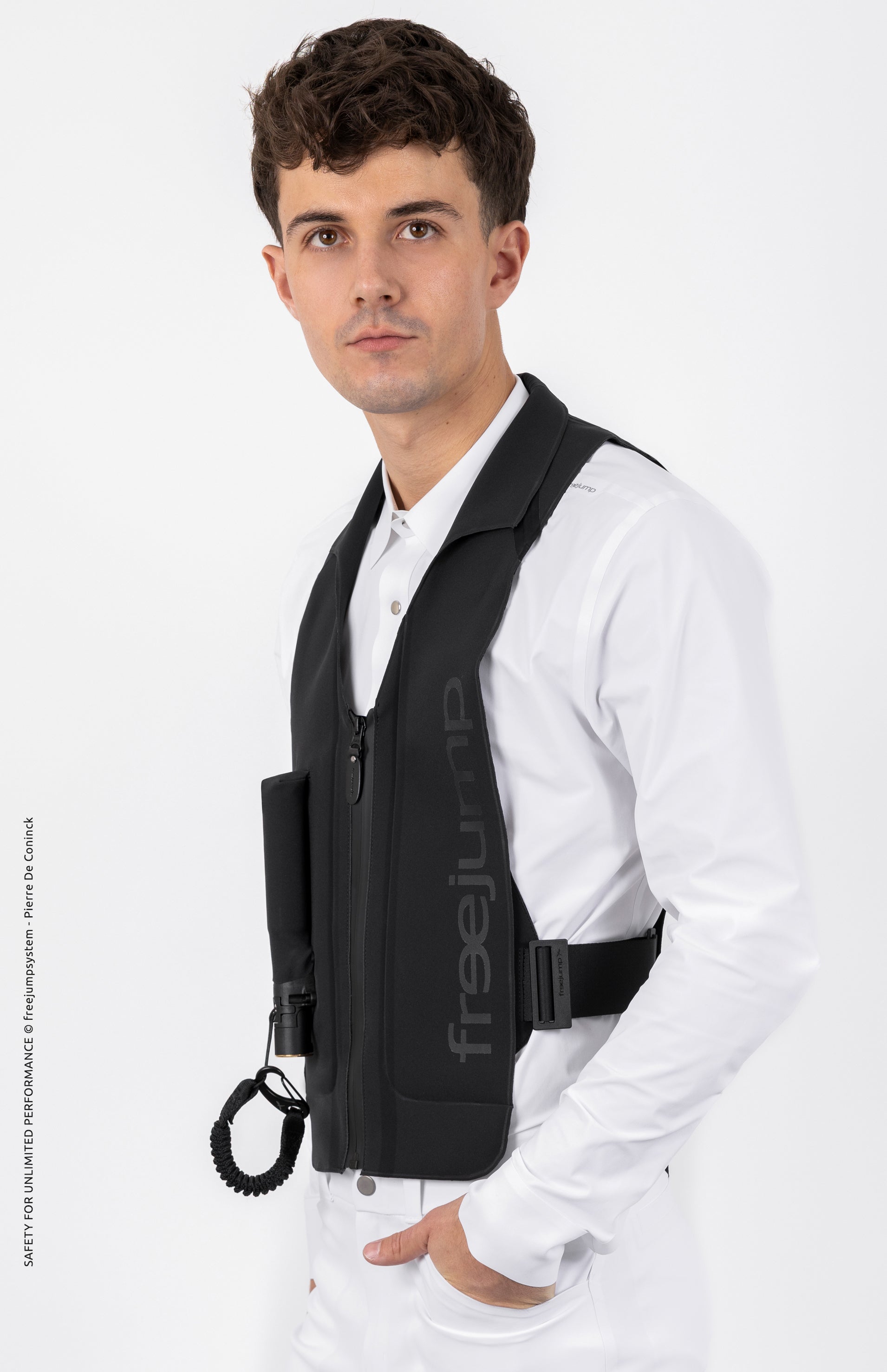 Freejump Plume Airbagvest Heren Zwart Zwart