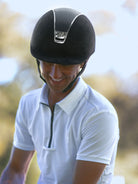 Samshield 2.0 Premium Standard Paardrijhelm Zwart Zwart