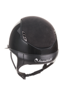 Samshield 2.0 Paardrijhelm Miss Shield Shadowglossy Crystal Blazon Frontal Band Zwart