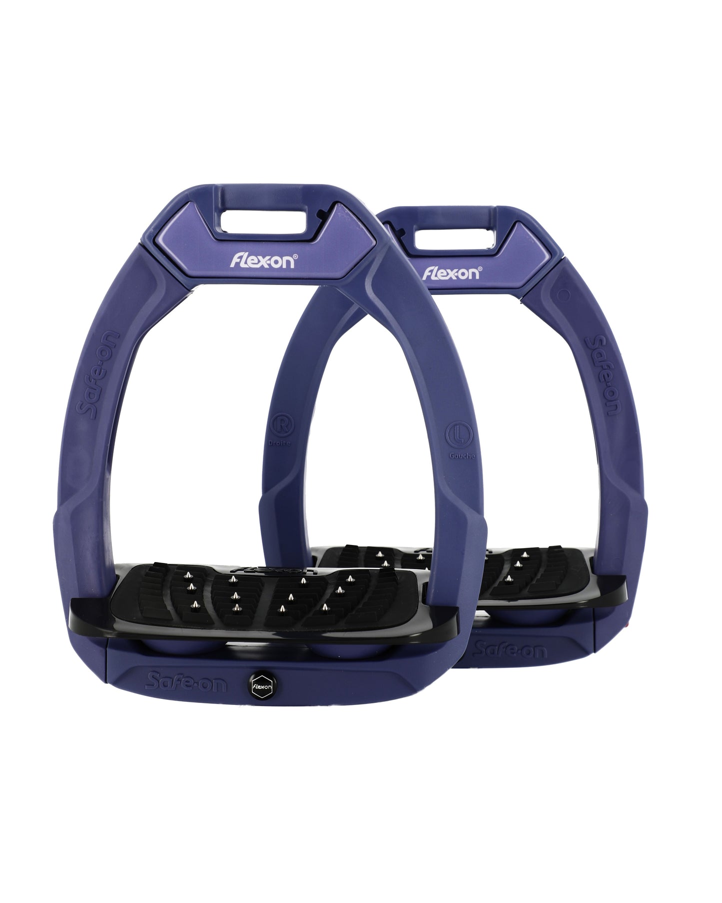 Flex-on Safe On Safety stirrups Limited Edition Corsican Blue