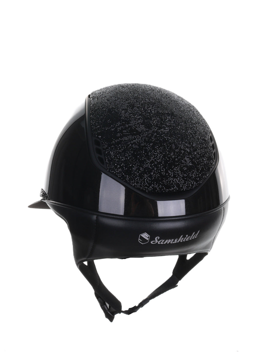 Samshield 2.0 Paardrijhelm Miss Shield Shadowglossy Ultra Fine Rock Zwart