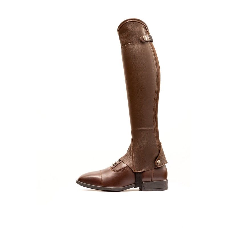 Dyon half chaps full grained leather Classic Brown