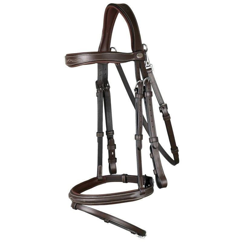 Dyon Working Collection flash noseband bridle Brown
