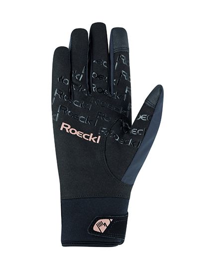Roeckl winter riding gloves Waregem black copper