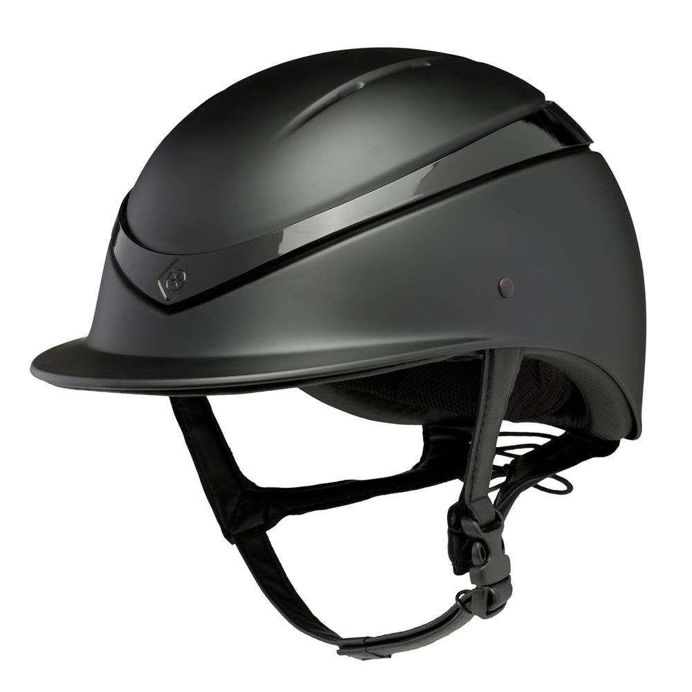 Charles Owen Riding Helmet Luna Gloss Black