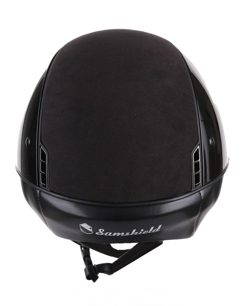 Samshield Miss Shield Riding Helmet Shadowglossy Alcantara Black