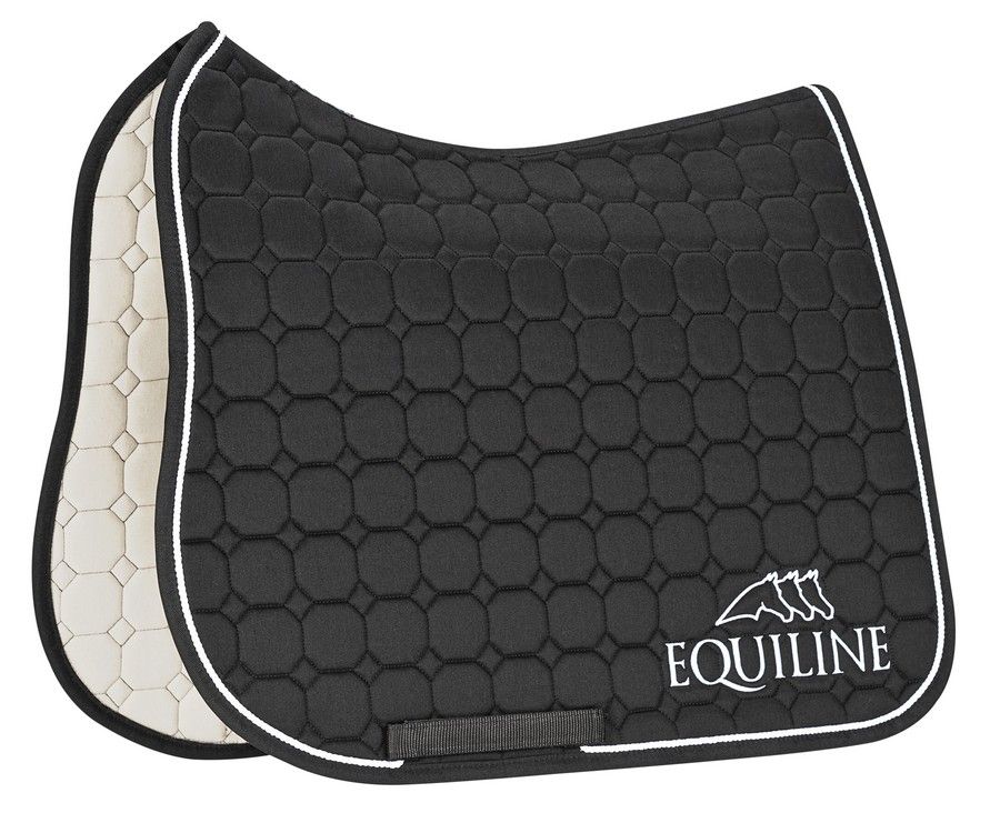 Equiline zadeldekje Outline dressuur zwart Zwart Dressuur