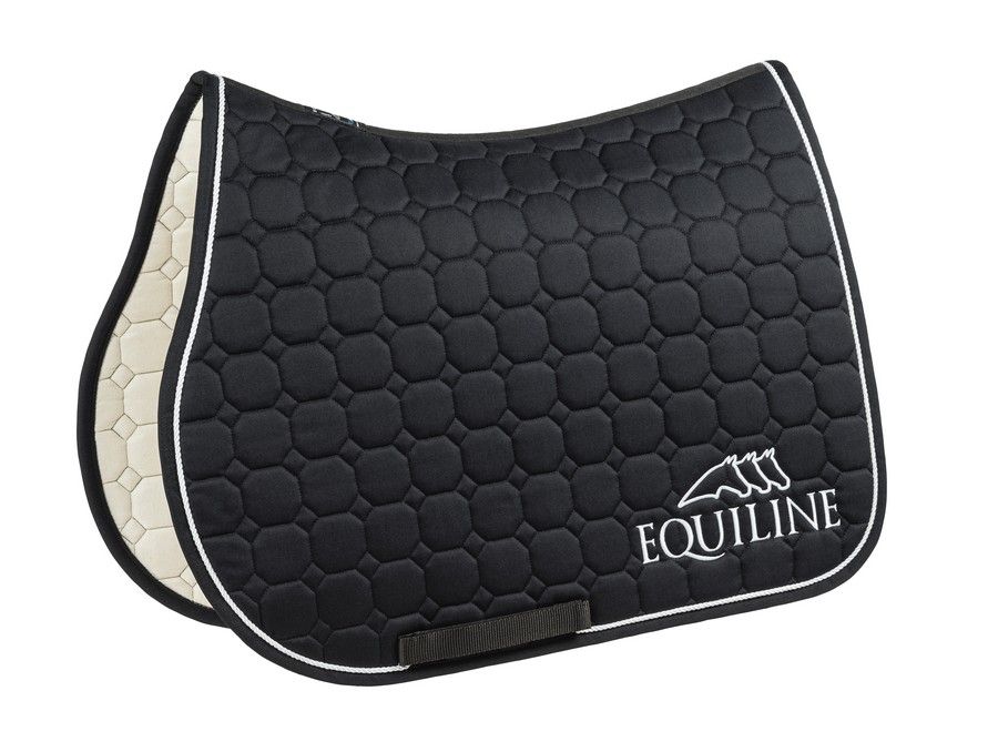 Equiline Saddle Pad Outline Jumping Black