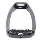 Flex-On Safe On safety stirrups ultra grip dark grey