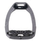 Flex-On Safe On safety stirrups ultra grip dark grey