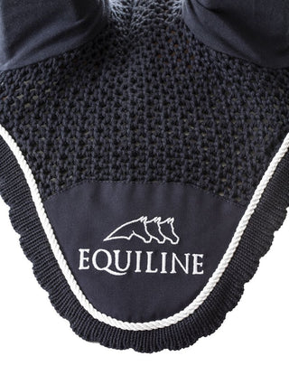 Equiline Fly Veil Logo Outline Navy