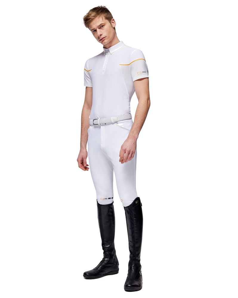 RG Riding Breeches Knee Grip Men White