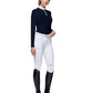 RG Riding Breeches Knee Grip Ladies with High Waist White