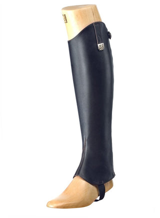 Tucci half chaps calfskin Classic E-tex Black