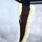 Kentucky Horsewear nylon girth sheepskin brown