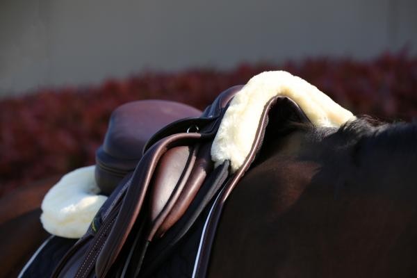 Kentucky horsewear anatomische zadelonderlegger wol - equi-exclusive