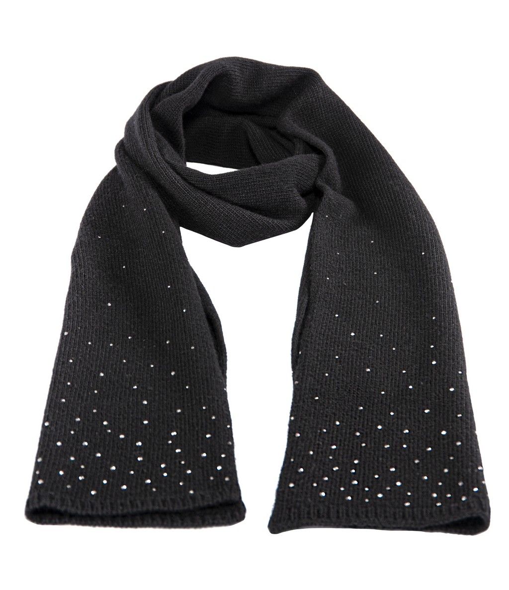 Equiline wool scarf with rhinestones Galy