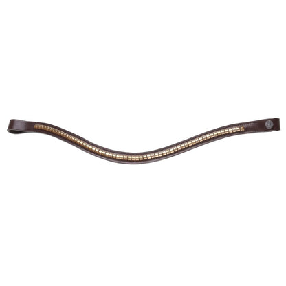 LJ Leathers clincher wave browband Brown