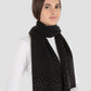 Equiline wool scarf with rhinestones Galy