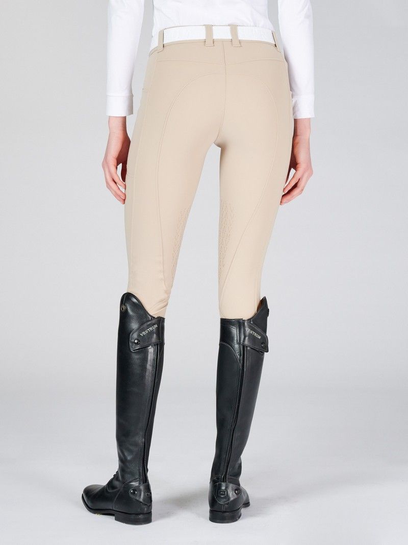 Vestrum ladies riding breeches knee grip Syracuse beige