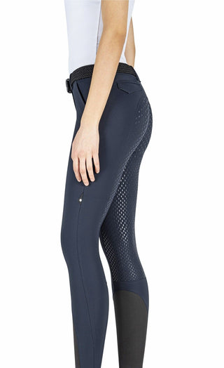 Equiline riding breeches ladies full grip Julik Navy