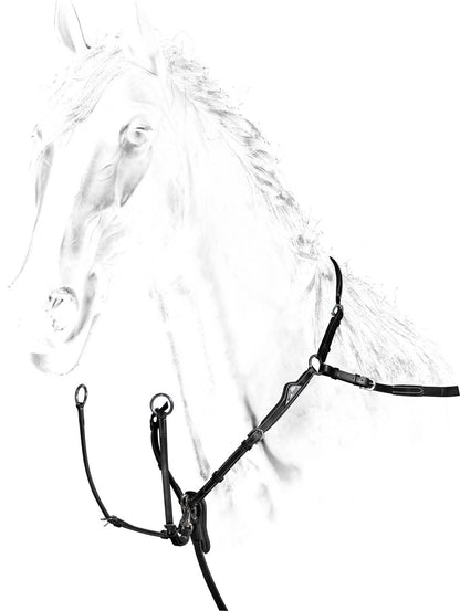 Equiline Breastplate Black