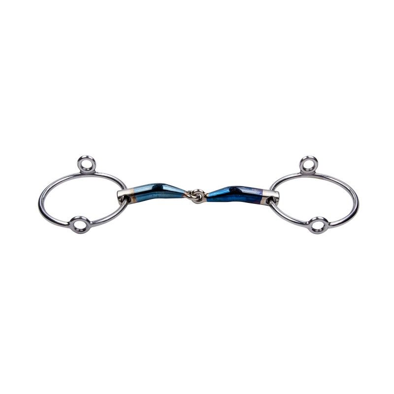 TRUST equestrian Sweet Iron Jointed Loose ring Gag
