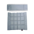 One Set stoelkussens voor hoge en lage regisseursstoel Grey-Silver