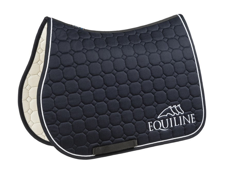 Equiline Saddle Pad Outline Navy